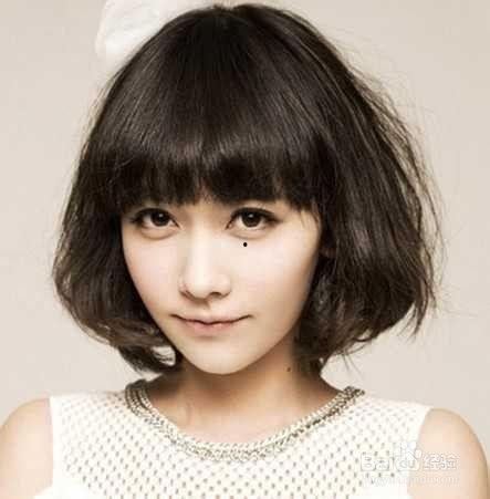 女圆脸短发发型图片大全,圆脸女神必备发型大盘点