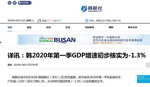 韩国第一季度,韩国第一季度经济复苏态势显著
