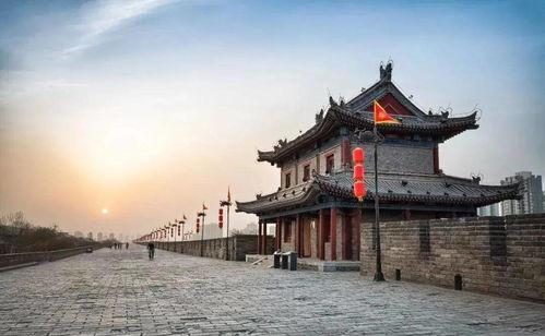 西安古城墙图片,千年古都的历史见证与壮丽遗迹
